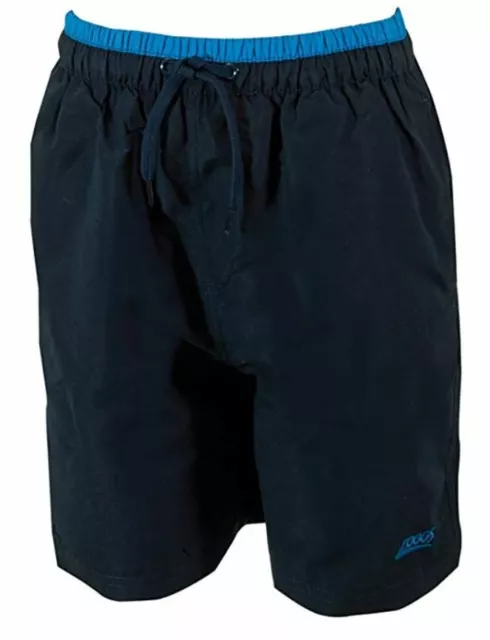 Zoggs Boy's Sandstone Swimming Shorts . Navy / Pool Blue.  For Pool or Beach