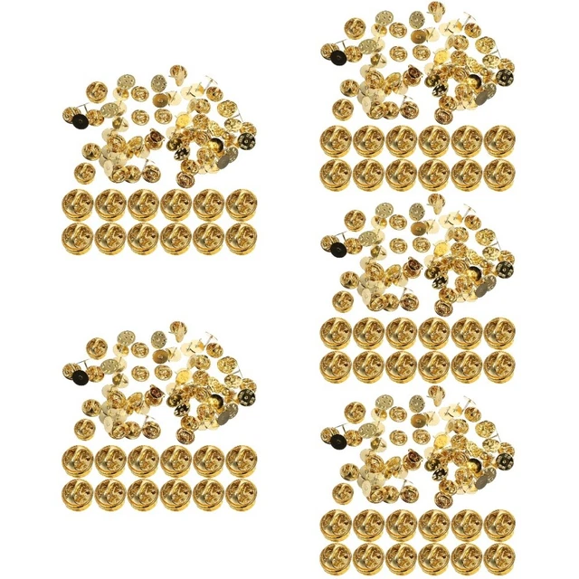 250 juegos de decorativo robusto práctico pin trasero bloqueable