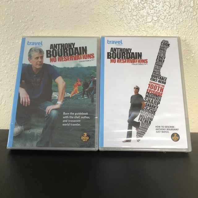Anthony Bourdain: No Reservations - Collection 6 Part 1 & Part 2 (DVD, 2011) New