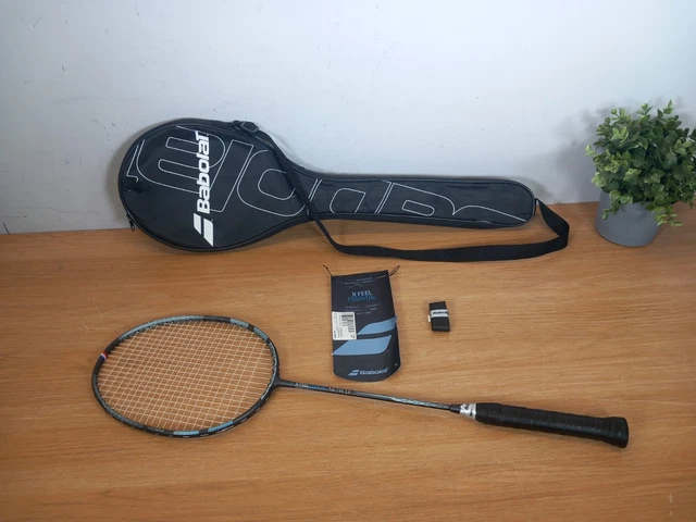 BABOLAT X FEEL Essential Badminton Racket with Case £89.99 - PicClick UK