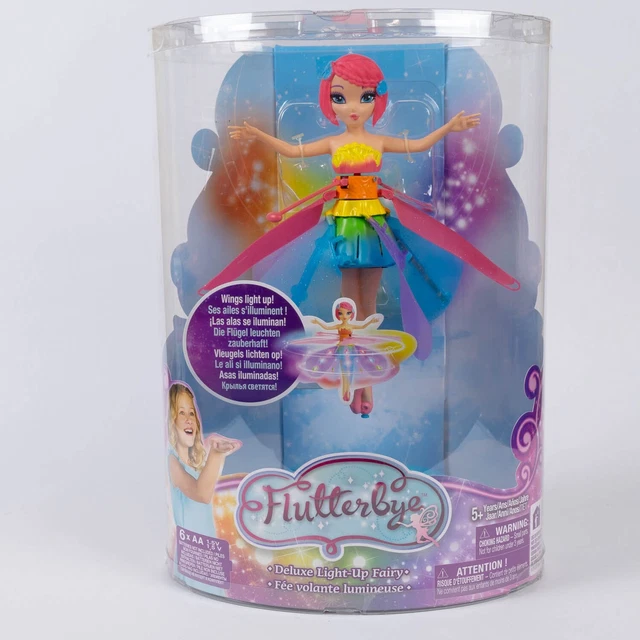 BNIB 2014 Spin Master Flutterbye deluxe light up fairy doll