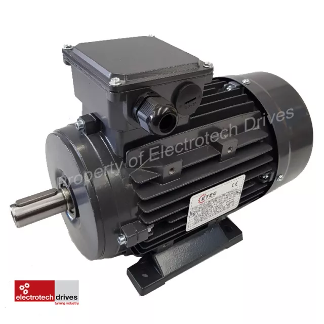 7.5KW 10 HP Three (3) Phase Electric Motor 1400 RPM 4 Pole IE2 230/400v Input