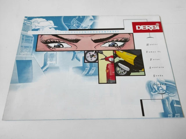 Prospectus Catalogue Brochure Moto Derbi Gamme 1997 Italia