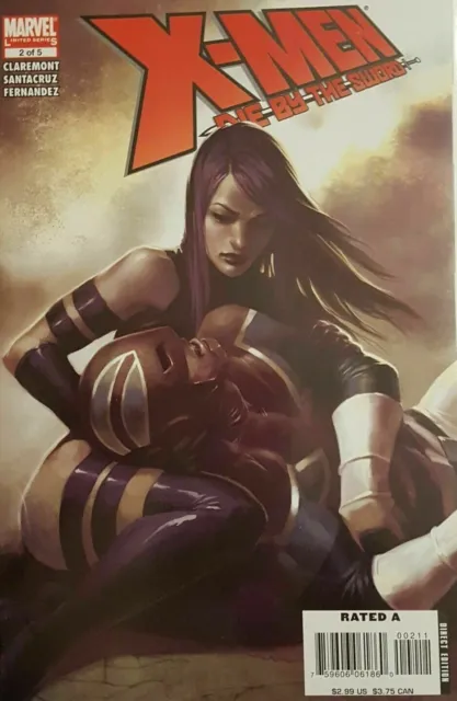 X-Men Die By the Sword #1-5 Comic Set 2007 - Marvel Comics - Captain Britain 2