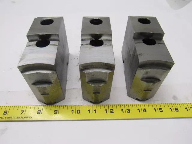 Daco 12KSEH0P Lathe Chuck Top Jaws 4-7/8" X 3-1/2" X 1-3/4" Lot Of 3