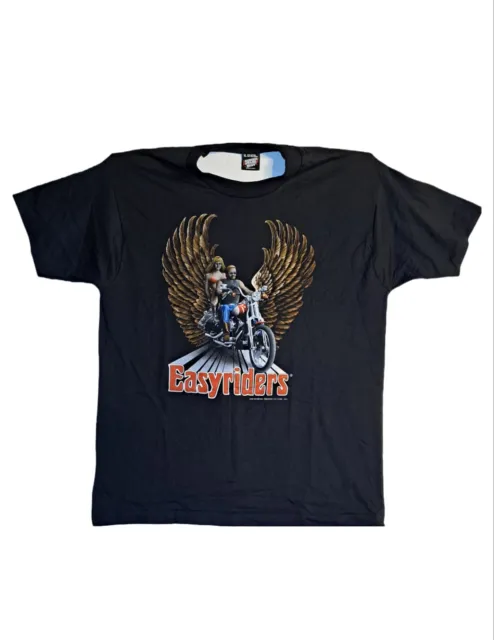 Easyriders Just Brass Inc Freeport N.Y 1992 Single Stitch T-Shirt XL