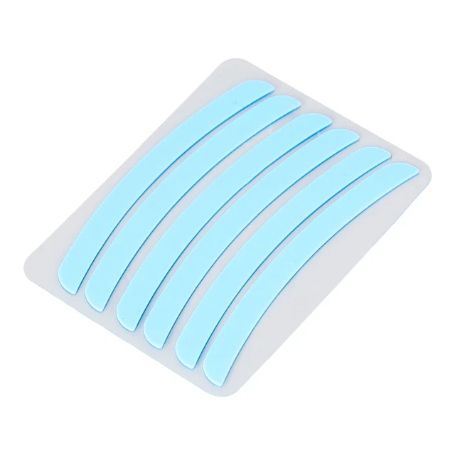 (Blue)30 Pairs Lash Lift Covers Silicone Rods Reusable Soft Eyelash Perm