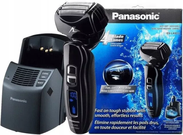 Panasonic ES-LA93-K Shaver Arc4 Multi-Flex Wet/Dry Base de nettoyage pour...