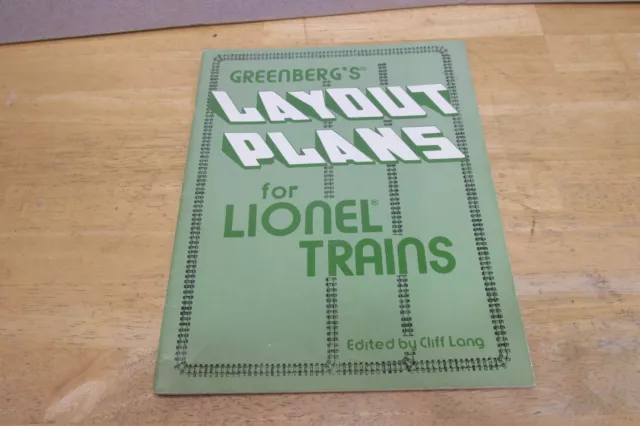 Planes De Diseño Greenberg Para Trenes Lionel Editados Por Cliff Lang