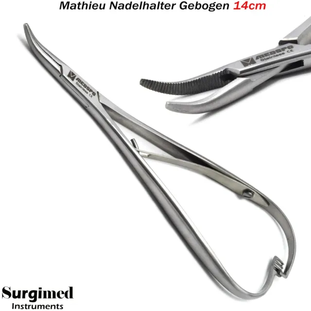 Mathieu Nadelhalter Gebogen 14cm Zahnspange Ligaturen KFO Zange