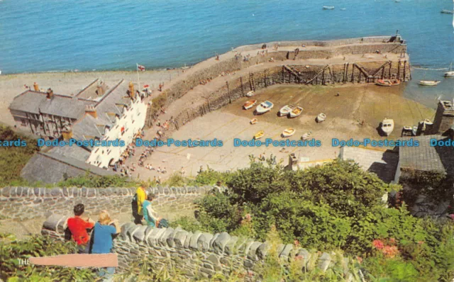 R153602 Old Postcard. Sea view from the Mountain. Salmon