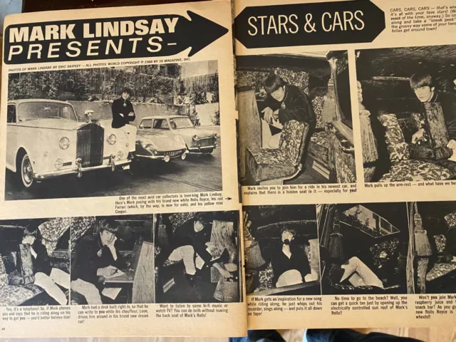 Mark Lindsay, Paul Revere and the Raiders, Two Page Vintage Clipping