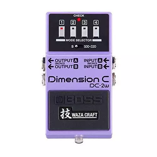 BOSS DC-2W Dimension C Waza craft Technique Bass effects purple Made In JAPAN