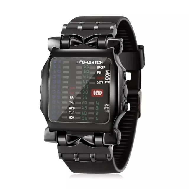 ✅ Reloj electrónico Pulsera para hombre LED Regalo creativo Impermeable... 2