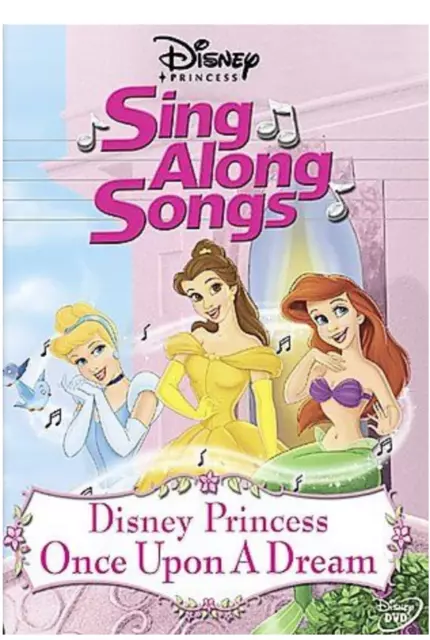 SING ALONG SONGS Disney Princess Once Upon A Dream DVD Video Volume 1 ...