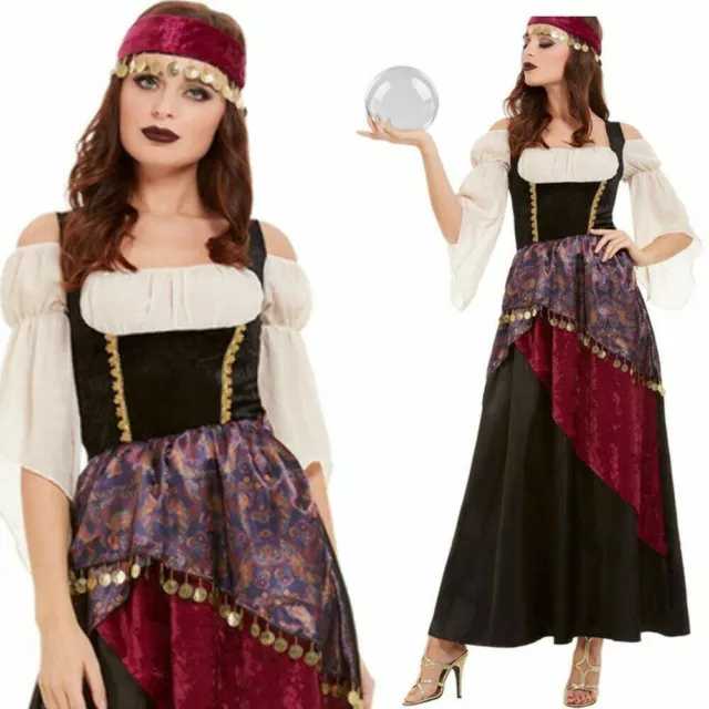 Donna Deluxe Veggente Costume Misterioso Sexy Halloween Stile