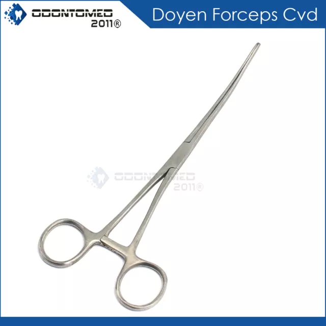 Doyen Intestinal Forceps Curved Surgical Medical Inst