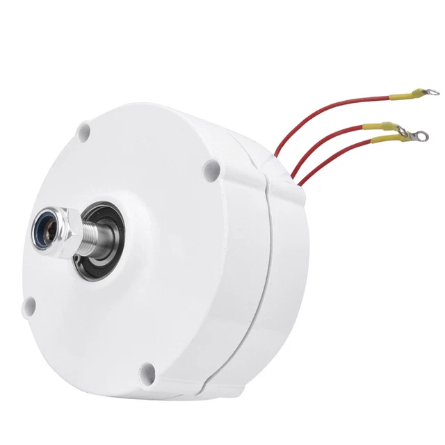 Generador imán permanente de viento 12V 100W alternador síncrono 3 fases