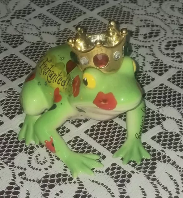 Fanciful Frogs By Westland Frog Prince Whimsical Kiss Lips Charming Fairy Tale