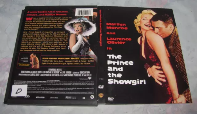 1957 (2002  DVD) The Prince and the Showgirl, Marilyn Monroe, Laurence Olivier