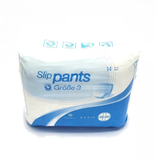 Param Slip Pants Basis Gr. 3 (14 Stk.)