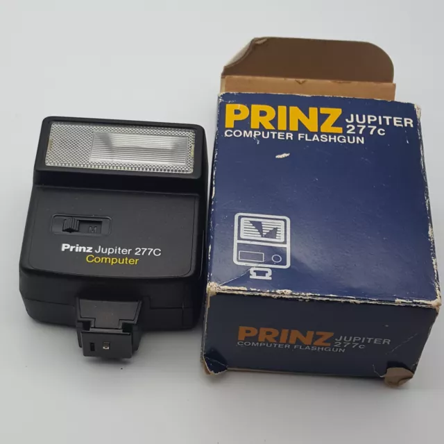 Pistola flash para computadora Prinz Jupiter 277C cámara flash vintage pre-amada (H15)