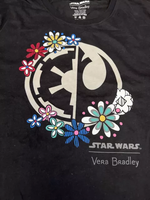 NWT Vera Bradley Star Wars Far, Far Away Pajama SS Top Light Vs Dark 2XL 20