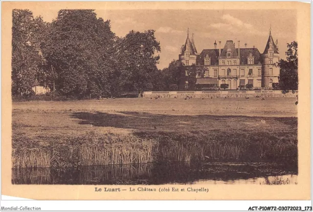 ACTP10-72-1009 - LE LUART - le château - côté est et chapelle