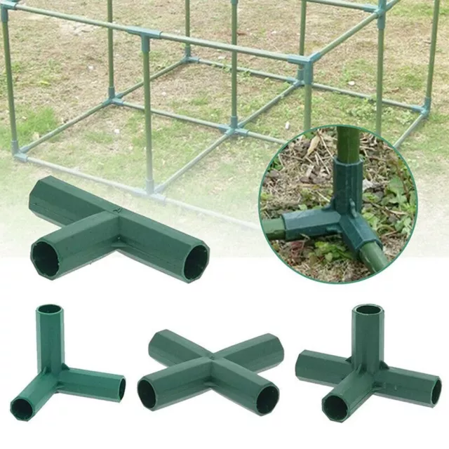 Connector Frame Garden Plant Awning Joints Greenhouse Bracket Parts Plastic