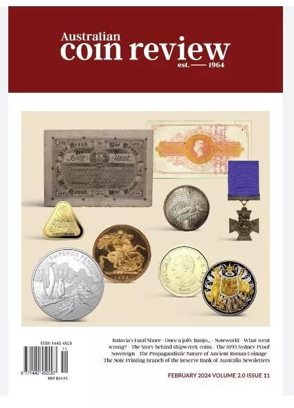 Australian Coin Review Magazine Issue February 2024 / BATAVIA'S FATAL SHORE