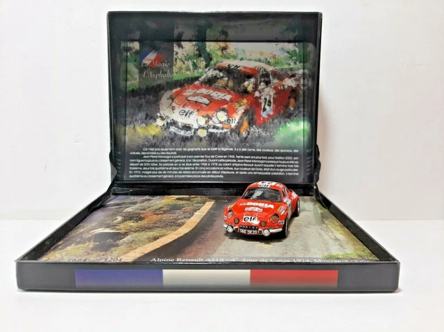 ALPINE RENAULT A110 n° 5 TOUR DE CORSE 1972 ANDRUET DECAL 1/43e ALPINE RENAULT A110 n° 5 TOUR DE CORSE 1972 ANDRUET DECAL 1/43e
