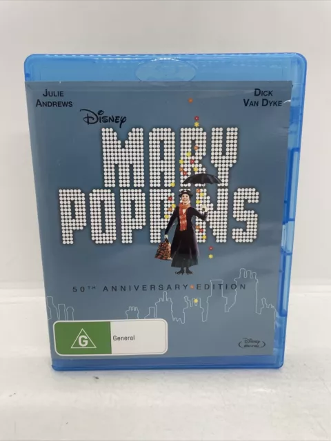 Disney Mary Poppins 50th Anniversary: Blu-Ray Reg All Free Postage Aus