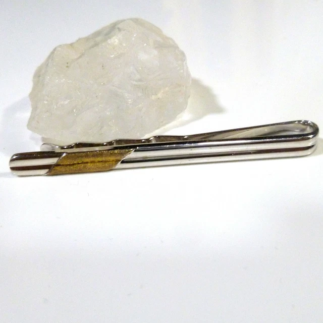 Épingle à Cravate En Argent Massif 925 - Pince à Cravate, Occasion Très Bon état, Polie