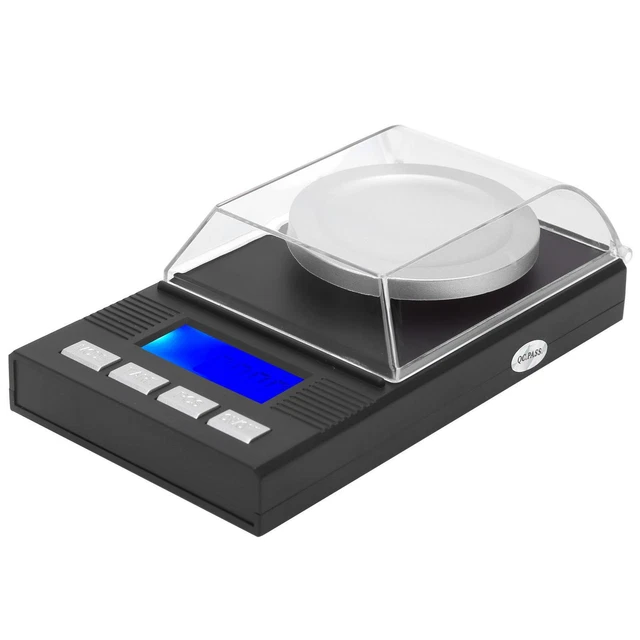 Mini balanza de joyería digital portátil para monedas de oro y plata que pesan