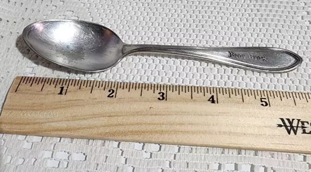 RARE Historic 1900’s Boos Bros. Los Angeles Cafeteria Spoon Wallingford Co.
