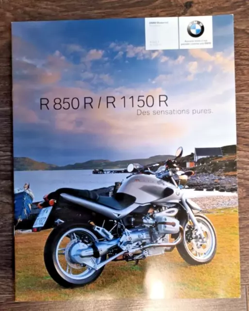 Brochure Catalogue Publicitaire BMW Modèles R850R/R1150R Année 2002