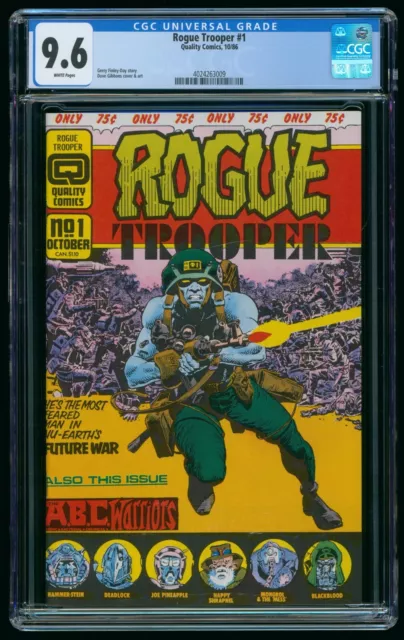 Rogue Trooper #1 (1986) Cgc 9.6 Quality Comics White Pages