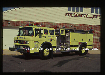Folsom NJ 1989 Ford C Emergency One pumper Fire Apparatus Slide