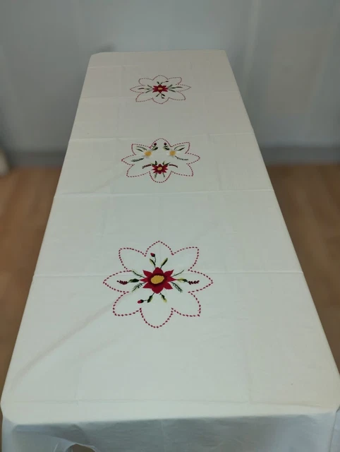 Nappe esprit jouy en coton tramé aspect lin - FR