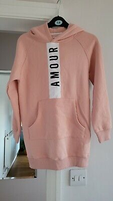Girls Jumper, The Thread Girls, Age 9-10, Pink, Long, Hodded, Bnwt, From Next