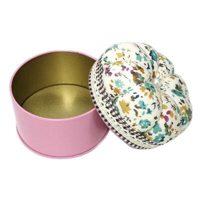 Fdit 4 Pezzi Cuscino Magnetico per Aghi Porta spilli per Cucito Puntaspilli Scatola portaoggetti per Aghi Quadrati Cucito Crafting Ricamo Forniture 