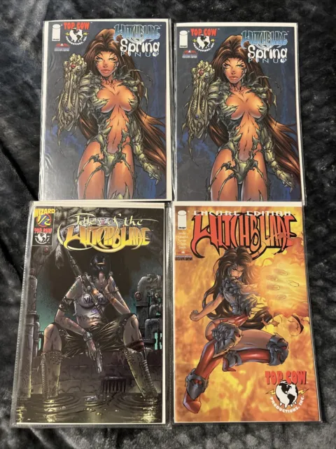 Lot Of 2 WitchBlade Spring Pin up Entertainment Exclusive Edition And 2 Others