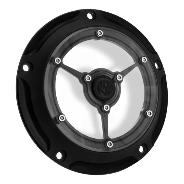 RSD Clarity Derby Cover, Black Ops, f. Harley - Davidson Big Twin 1999 - 2018