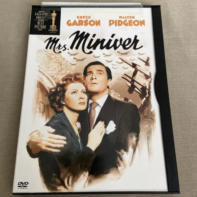 Mrs. Miniver (DVD, 1942) Greer Garson Walter Pidgeon