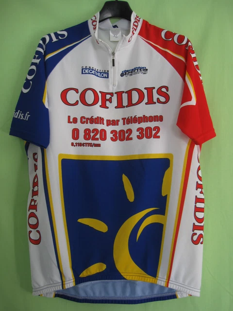 Maillot cyclisme vintage Onda Cofidis Look - The Sport Nuggets