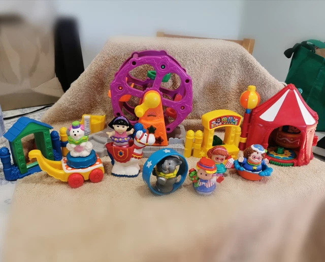 LITTLE PEOPLE CAROUSEL and Big Top Circus Tent and add ons. Fisher ...