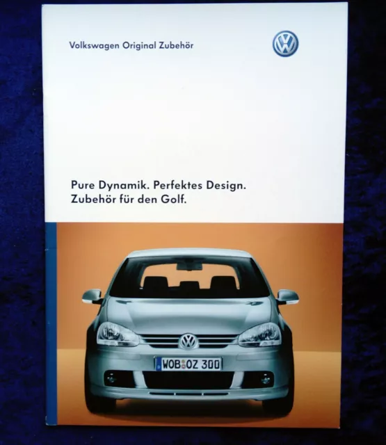 VW Golf 5 accessory brochure, 8.2006,