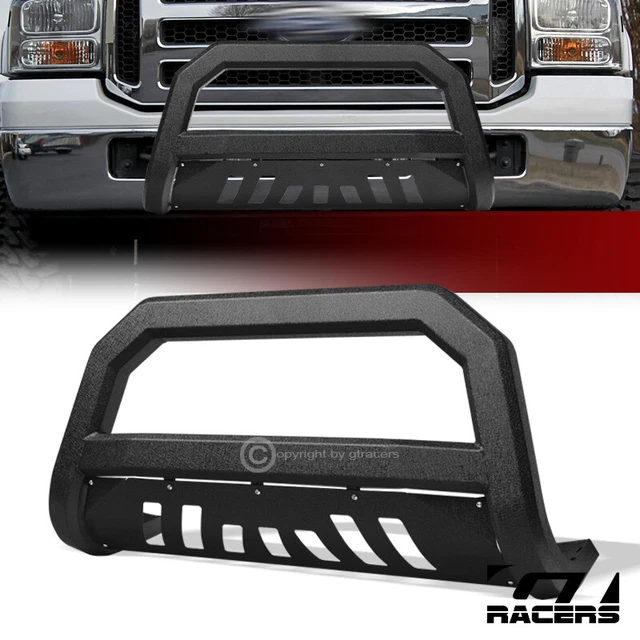 For 2005-2007 Ford F250/F350 Superduty Textured Black AVT Bull Bar Bumper Guard
