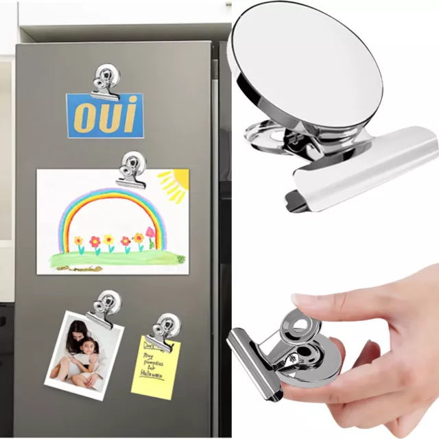 Fridge Magnets Refrigerator Magnets Magnetic Clips Round Clip Metal Magnet Clip