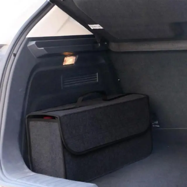 Car Boot Organiser Large Carpet Storage Bag Tools Travel Loop Hook Case NEW P4P9